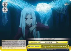 Sign of Determination #FZ/S17-E028 · Weiss Schwarz