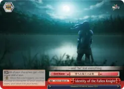 Identity of the Fallen Knight 「FZ/S17-E083」「EN」