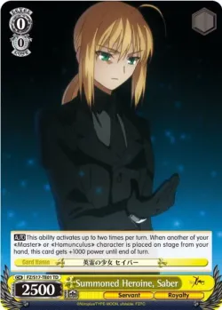 Summoned Heroine, Saber 「FZ/S17-TE01」「EN」