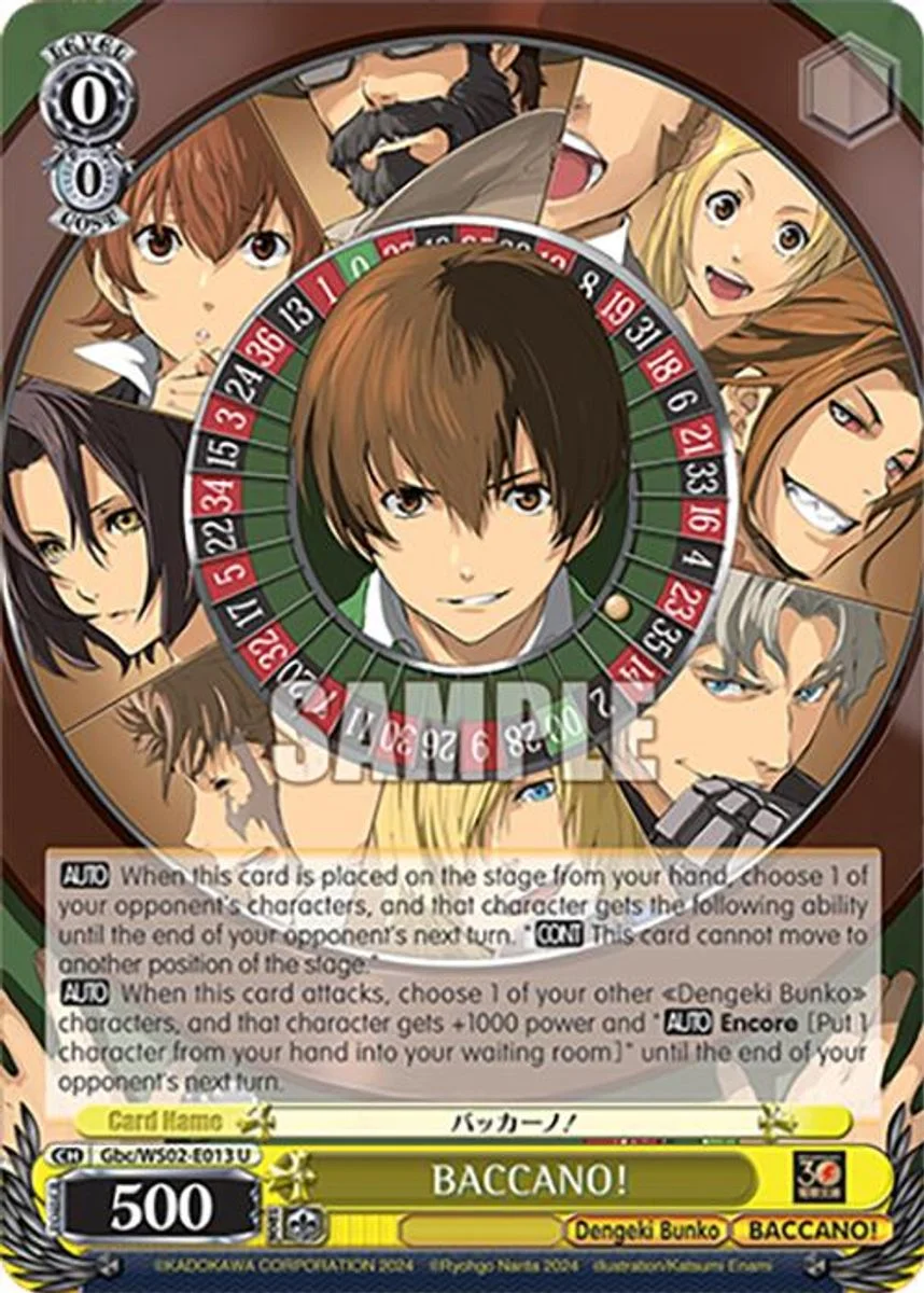 BACCANO! 「Gbc/WS02-E013」「EN」