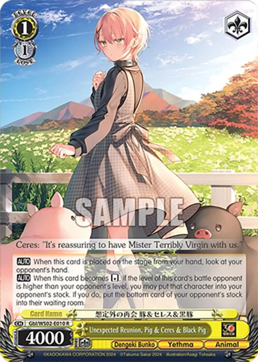 Unexpected Reunion, Pig & Ceres & Black Pig 「Gbl/WS02-E010」「EN」