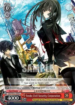 Tendo Civil Security Corporation #Gbb/WS02-E090 · Weiss Schwarz