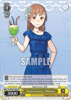 Anniversary, Mikoto #Gid/WS02-TE04 · Weiss Schwarz
