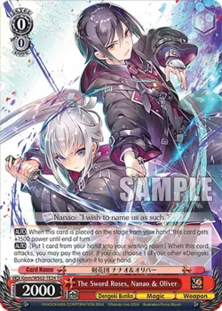The Sword Roses, Nanao & Oliver #Gnm/WS02-TE24 · Weiss Schwarz