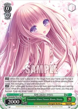 Encounter Where Flowers Bloom, Hinata #Grk/WS02-TE14 · Weiss Schwarz