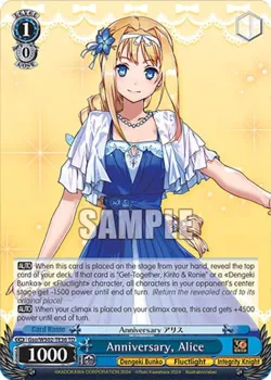 Anniversary, Alice 「Gso/WS02-TE36」「EN」