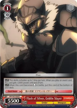 Flash of Silver, Goblin Slayer #GBS/S63-E049 · Weiss Schwarz