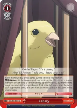 Canary #GBS/S63-E054 · Weiss Schwarz