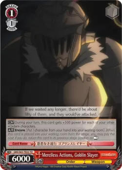Merciless Actions, Goblin Slayer 「GBS/S63-TE05」「EN」