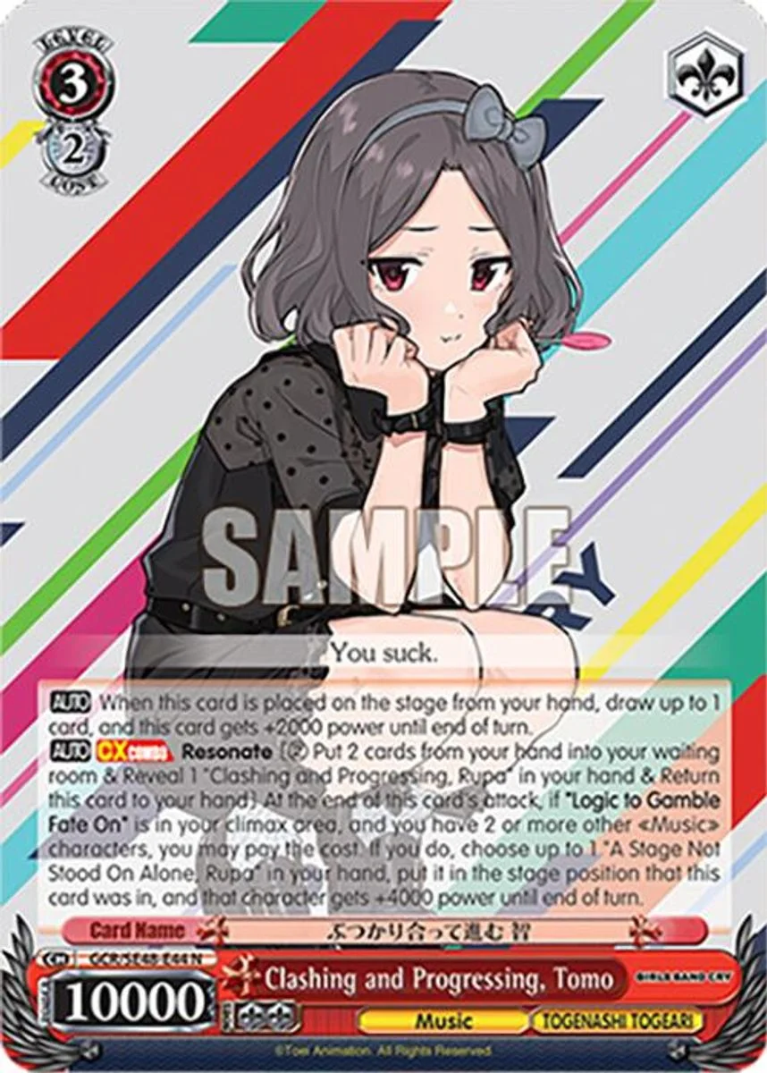 Clashing and Progressing, Tomo 「GCR/SE48-E44」「EN」