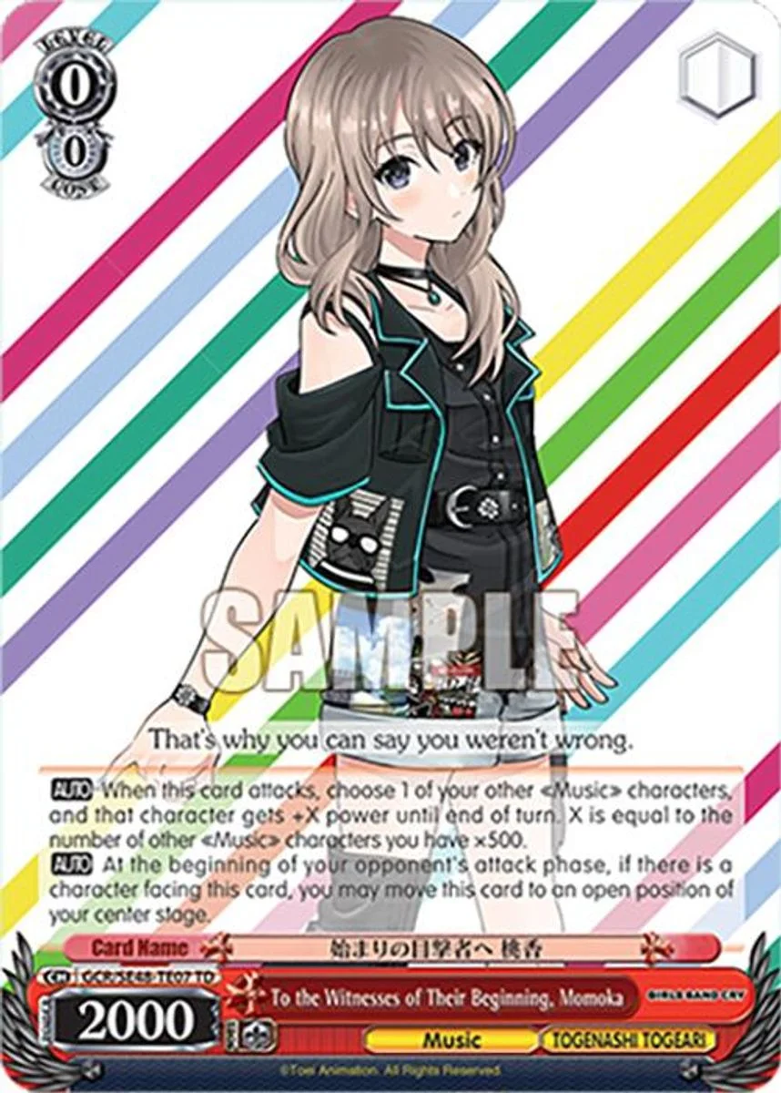 To the Witnesses of Their Beginning, Momoka 「GCR/SE48-TE07」「EN」