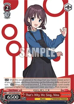 That's Why We Sing, Nina 「GCR/SE48-E36」「EN」