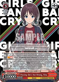 Proving She's Not Wrong, Nina 「GCR/SE48-E42」「EN」
