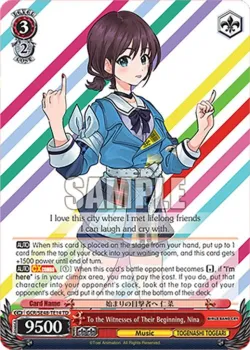 To the Witnesses of Their Beginning, Nina 「GCR/SE48-TE14」「EN」
