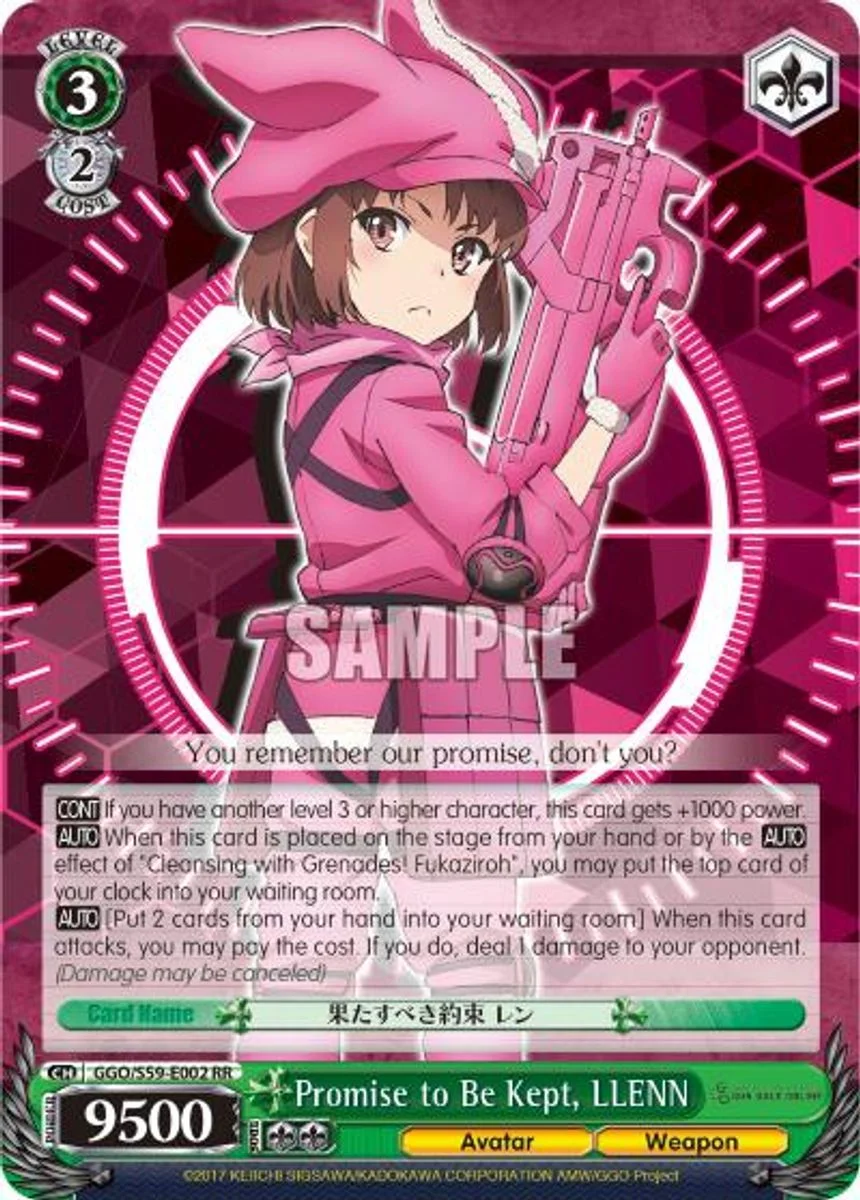 Promise to Be Kept, LLENN 「GGO/S59-E002」「EN」