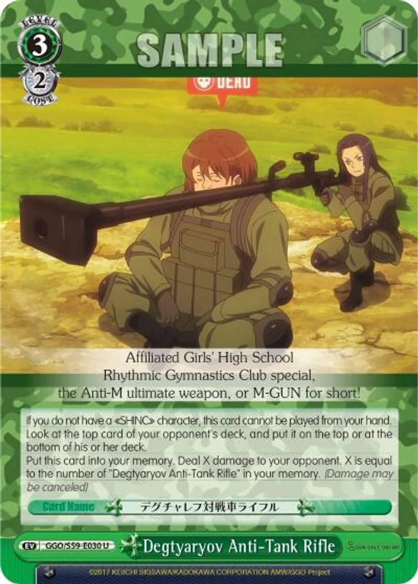 Degtyaryov Anti-Tank Rifle 「GGO/S59-E030」「EN」