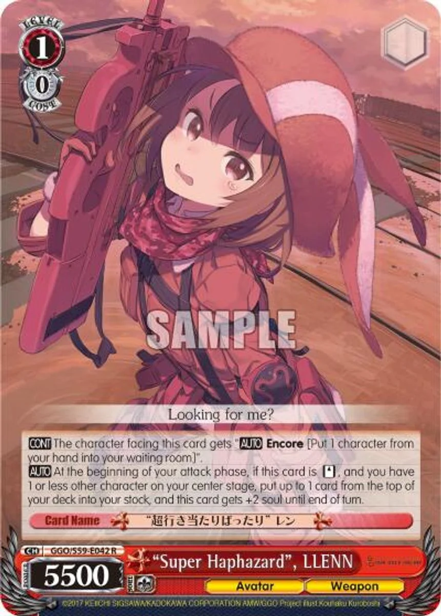 "Super Haphazard", LLENN 「GGO/S59-E042」「EN」