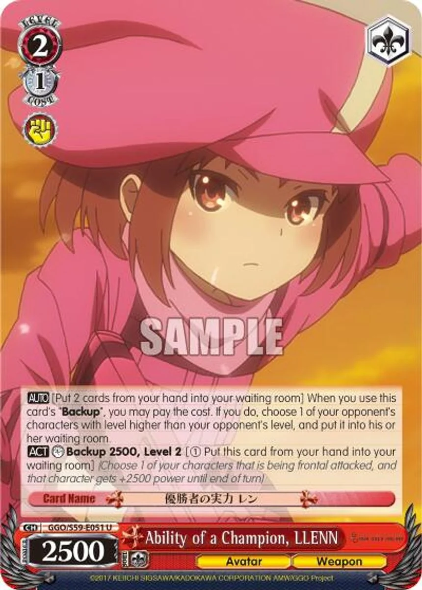 Ability of a Champion, LLENN 「GGO/S59-E051」「EN」