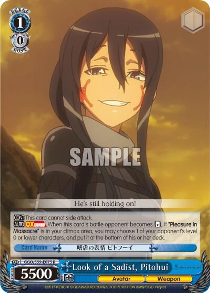 Look of a Sadist, Pitohui 「GGO/S59-E075」「EN」