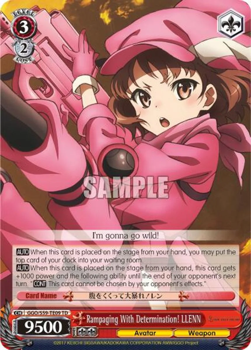 Rampaging With Determination! LLENN 「GGO/S59-TE09」「EN」