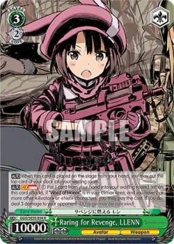 Raring for Revenge, LLENN #GGO/SE50-E04 · Weiss Schwarz