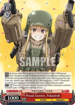 Proud Gunner, Fukaziroh 「GGO/SE50-E21」「EN」