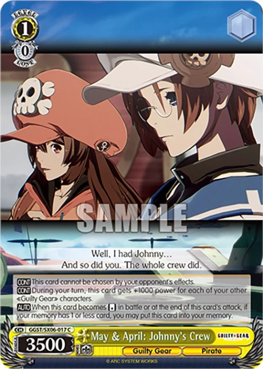 May & April: Johnny's Crew 「GGST/SX06-017」「EN」