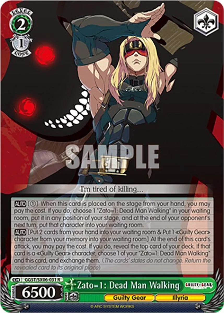Zato=1: Dead Man Walking 「GGST/SX06-031」「EN」