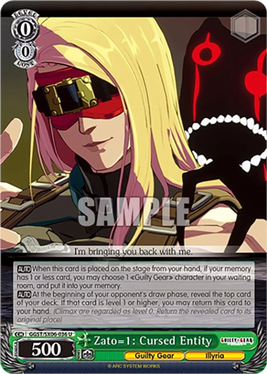 Zato=1: Cursed Entity 「GGST/SX06-036」「EN」