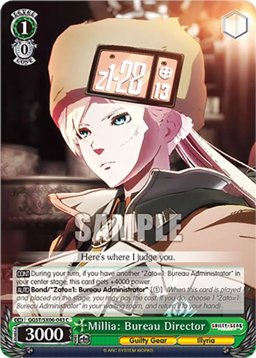 Millia: Bureau Director 「GGST/SX06-043」「EN」
