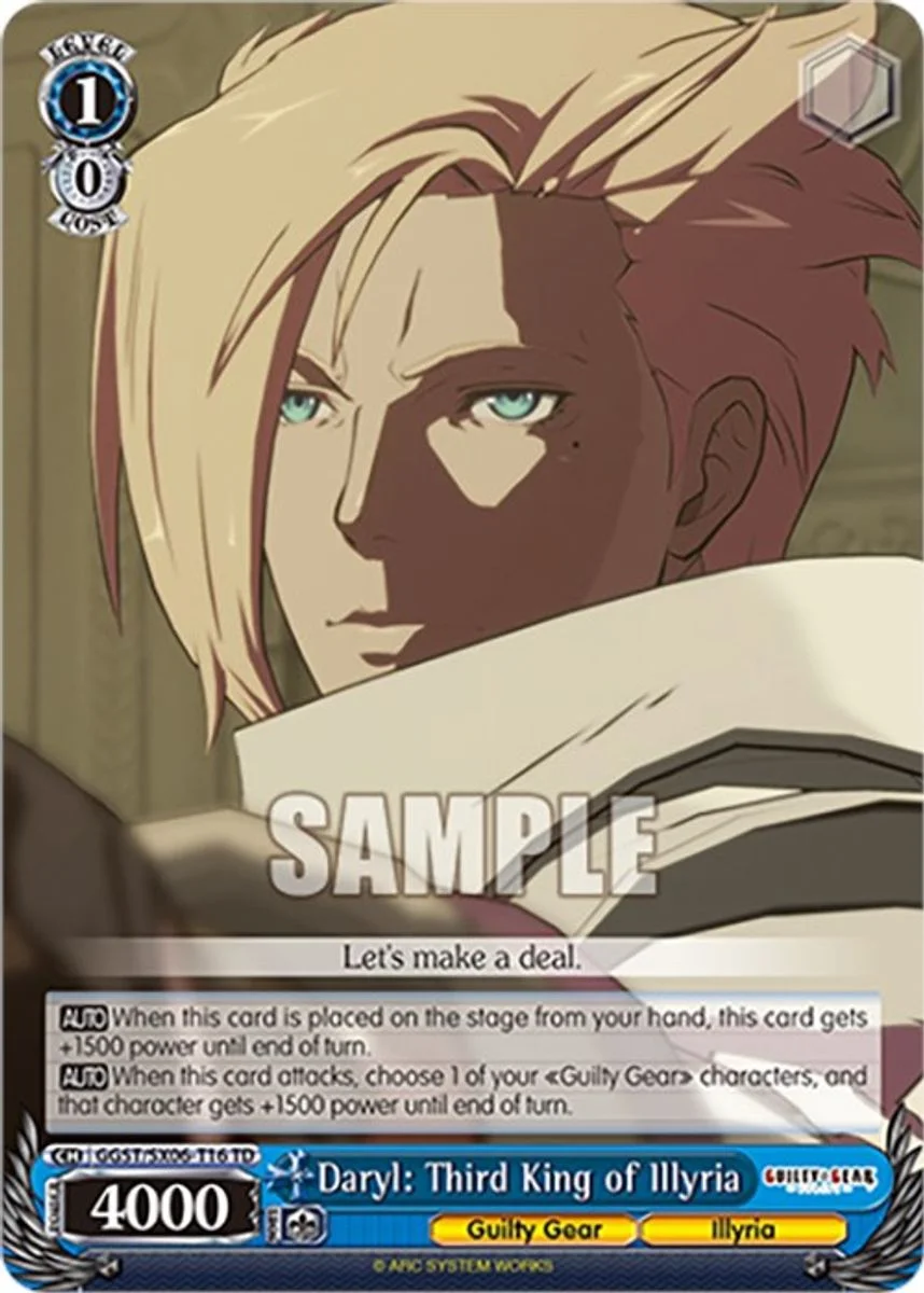 Daryl: Third King of Illyria 「GGST/SX06-T16」「EN」