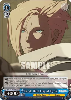 Daryl: Third King of Illyria 「GGST/SX06-T16」「EN」