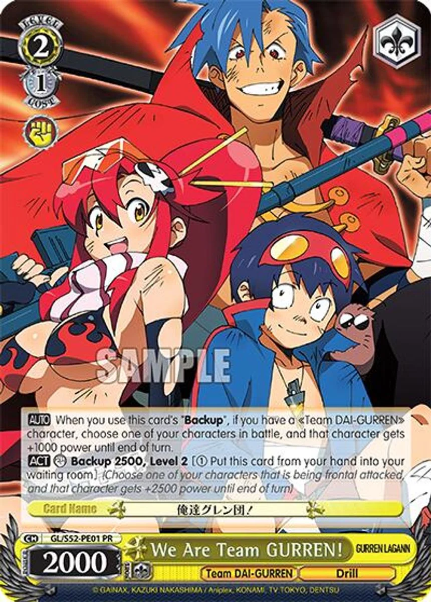 We Are Team GURREN! 「GL/S52-PE01」「EN」