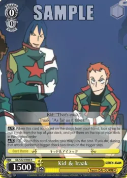 Kid & Iraak #GL/S52-E006 · Weiss Schwarz