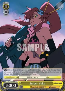 Sniper Yoko #GL/S52-E009 · Weiss Schwarz