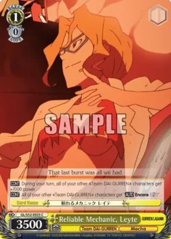 Reliable Mechanic, Leyte #GL/S52-E025 · Weiss Schwarz