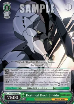 Destined Duel, Enkidu #GL/S52-E044 · Weiss Schwarz