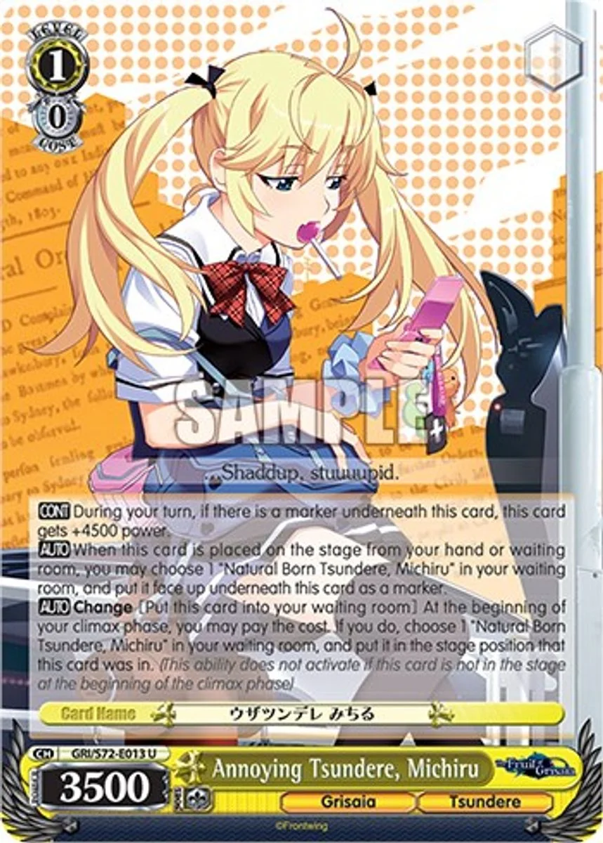 Annoying Tsundere, Michiru 「GRI/S72-E013」「EN」