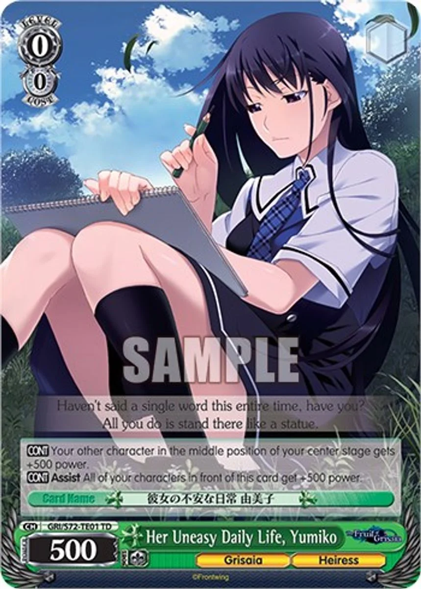 Her Uneasy Daily Life, Yumiko 「GRI/S72-TE01」「EN」