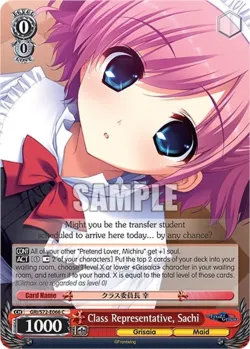 Class Representative, Sachi 「GRI/S72-E066」「EN」