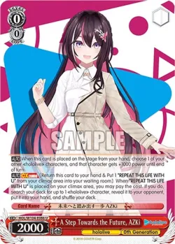 A Step Towards the Future, AZKi #HOL/W104-E086 · Weiss Schwarz