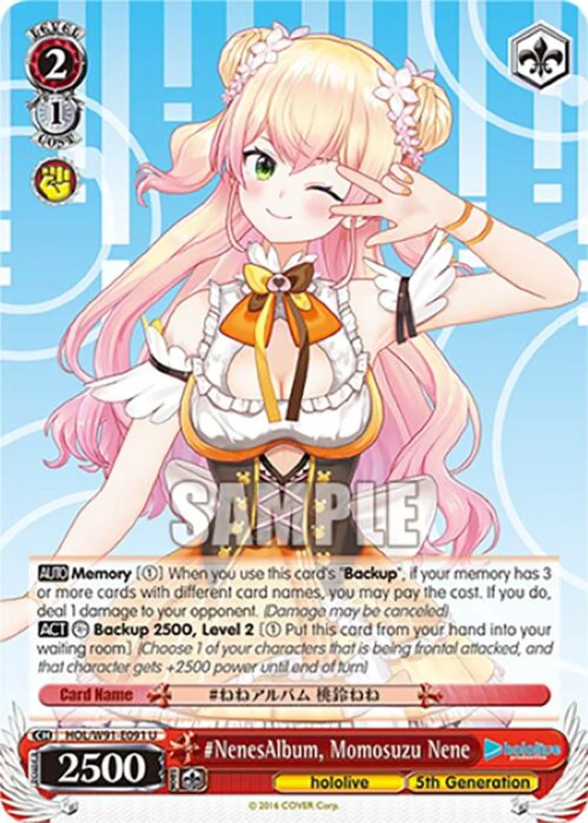 #NenesAlbum, Momosuzu Nene 「HOL/W91-E091」「EN」