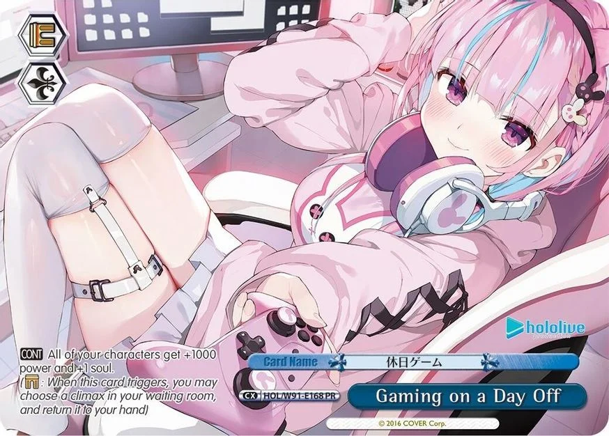 Gaming on a Day Off 「HOL/W91-E168」「EN」