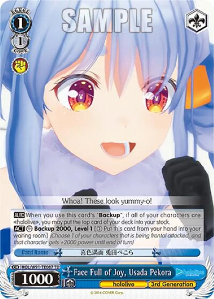 Face Full of Joy, Usada Pekora 「HOL/W91-TE087」「EN」
