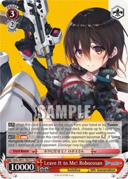 Leave It to Me! Robocosan #HOL/W91-TE017 · Weiss Schwarz