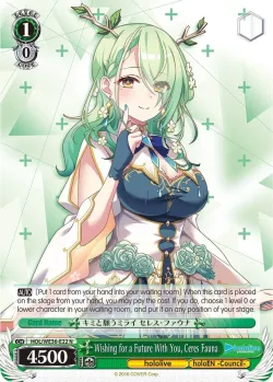 Wishing for a Future With You, Ceres Fauna 「HOL/WE36-E22」「EN」