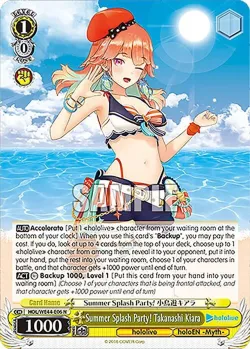Summer Splash Party! Takanashi Kiara 「HOL/WE44-E06」「EN」