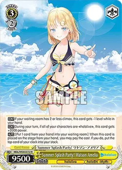 Summer Splash Party! Watson Amelia 「HOL/WE44-E12」「EN」