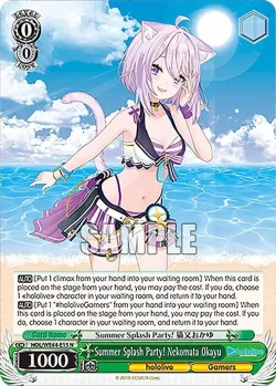 Summer Splash Party! Nekomata Okayu 「HOL/WE44-E15」「EN」