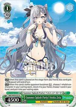 Summer Splash Party! Vestia Zeta 「HOL/WE44-E21」「EN」